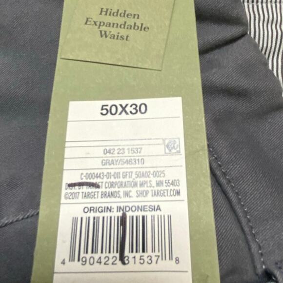 Goodfellow & Co Chino Pants Mens 50X30 Flat Front Straight Leg Stretch Preppy - Picture 11 of 13